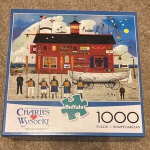 Charles Wysocki Sea Buglers 1000-Piece Jigsaw Puzzle - Blue